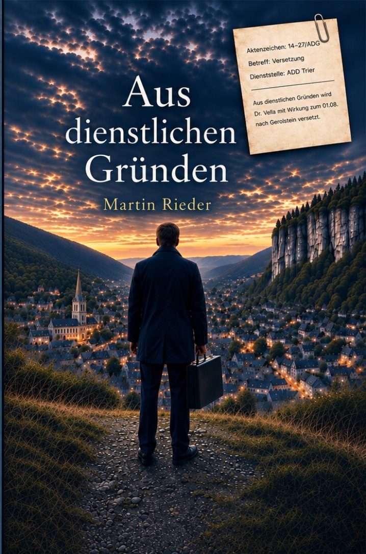 Cover des Romans Aus dienstlichen Gründen von Martin Rieder